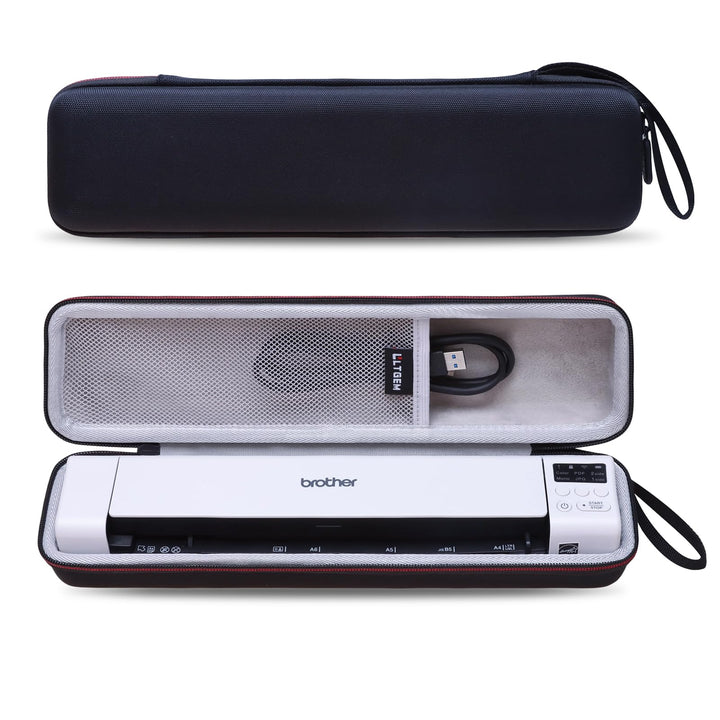 LTGEM Hard Case for Brother DS-940DW Compact Mobile Document Scanner - Protective Carrying Storage B