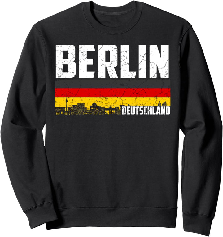 Mein Berlin Skyline Deutschland Heimat Stadt Sweatshirt