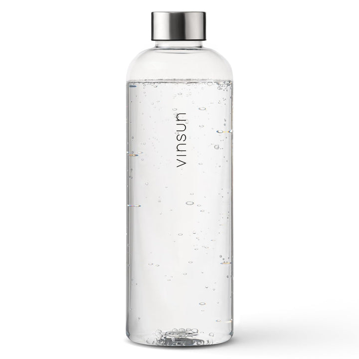 VINSUN Trinkflasche 650ml, 1000ml, 1500ml - auslaufsicher, Kohlensäure geeignet, BPA frei, Tritan -
