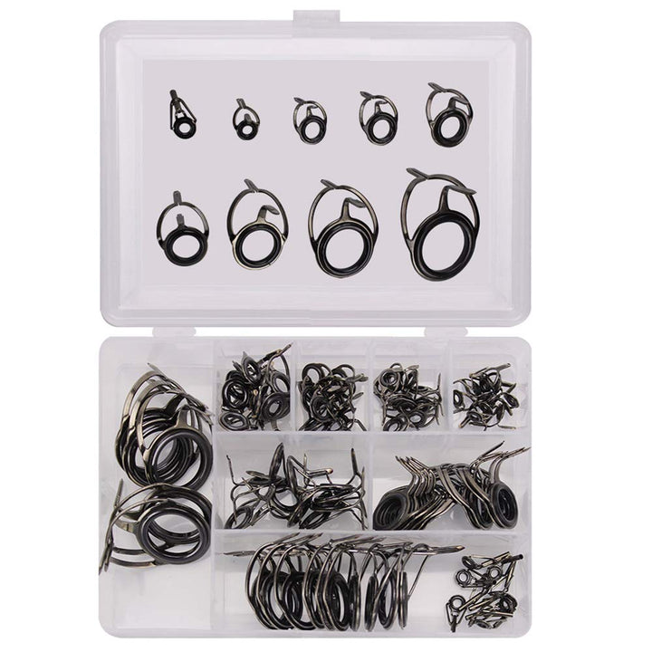 VOANZO Angelrutenführungen, Angelruten-Reparatur-Set, Casting Rute, Spinnköder, Casting Guides, Kera