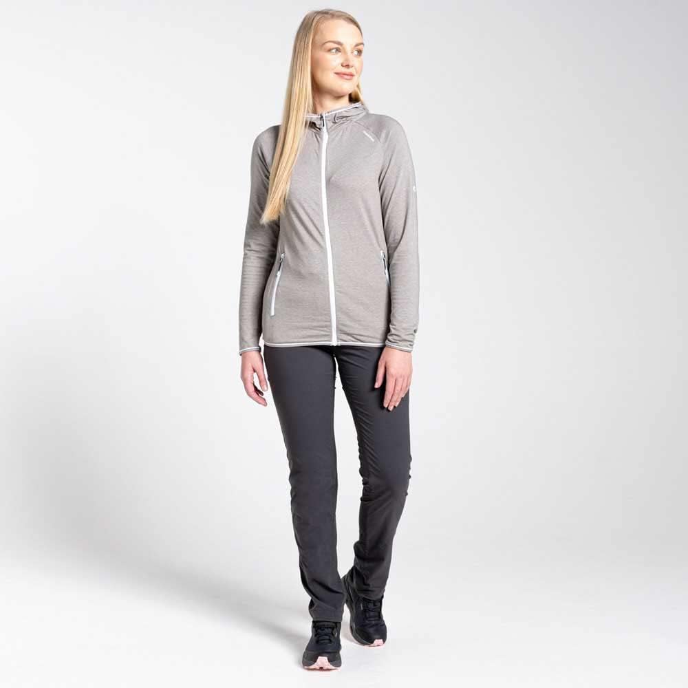 Craghoppers Damen Outdoorhose NosiLife 12 - Regular Holzkohle, 12 - Regular Holzkohle