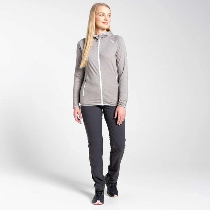 Craghoppers Damen Outdoorhose NosiLife 12 - Regular Holzkohle, 12 - Regular Holzkohle