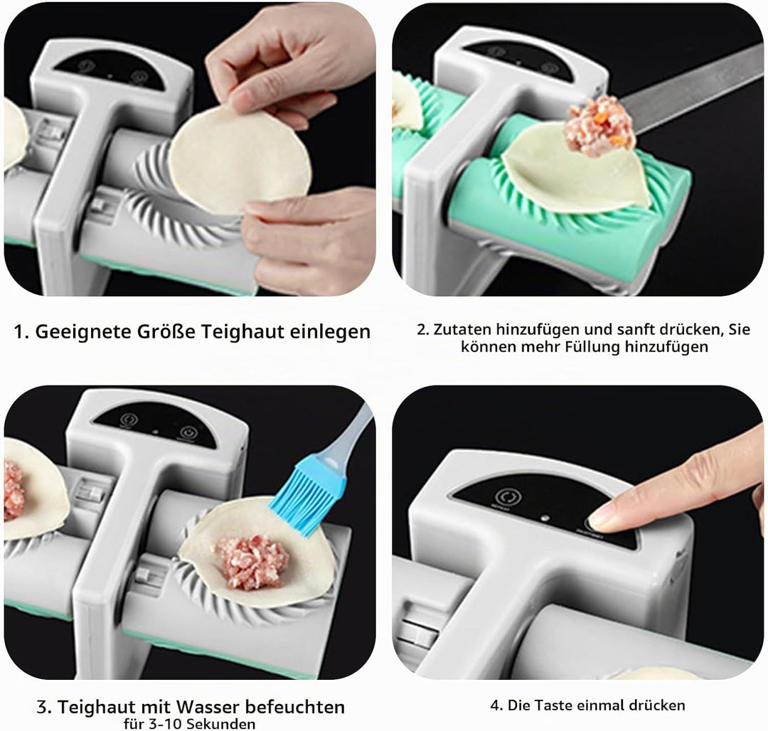 Automatische Knödelmaschine,Elektrische Teigtaschenmaschine Former Dumpling Maker Ravioli Maker Knöd