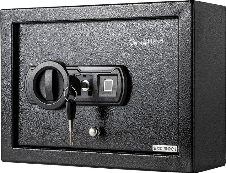 Genie Hand – Biometrischer Tresor mit Fingerabdruck – B-Klasse-Schloss – Anti-Bounce-Technologie (Sa