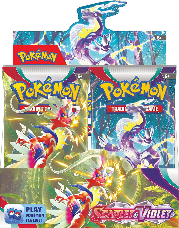 Pokémon TCG: Scarlet & Violet Booster Display Box (36 Packs) - EN Einzelbett, Einzelbett