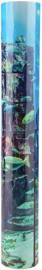 Aquarium Poster, PVC Coral Aquarium Hintergrund Unterwasser Poster Aquarium Wanddekoration Aufkleber