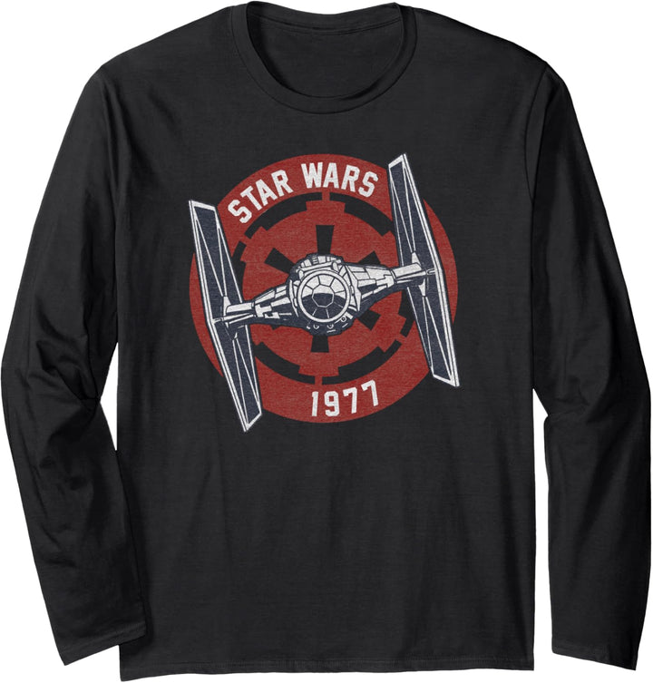 Star Wars TIE Fighter Empire Logo Poster Langarmshirt