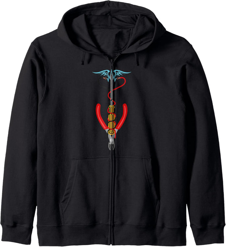 Elektriker Doktor der Elektro werkzeuge lustiges Geschenk Kapuzenjacke