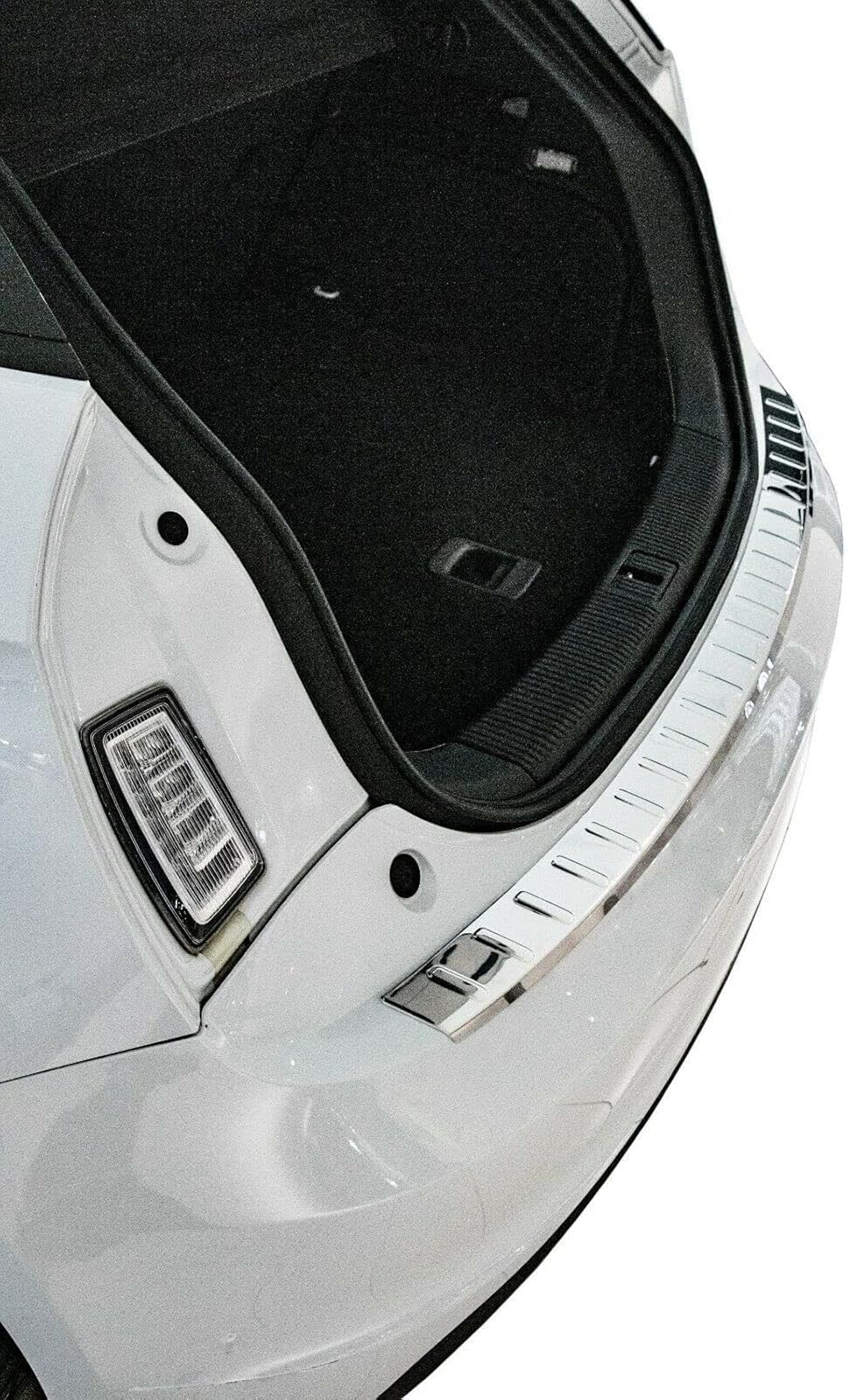 Ladekantenschutz Edelstahl Chrom kompatibel für AUDI A1, TYP 8X | 2010-2018 | mit ABKANTUNG | premiu