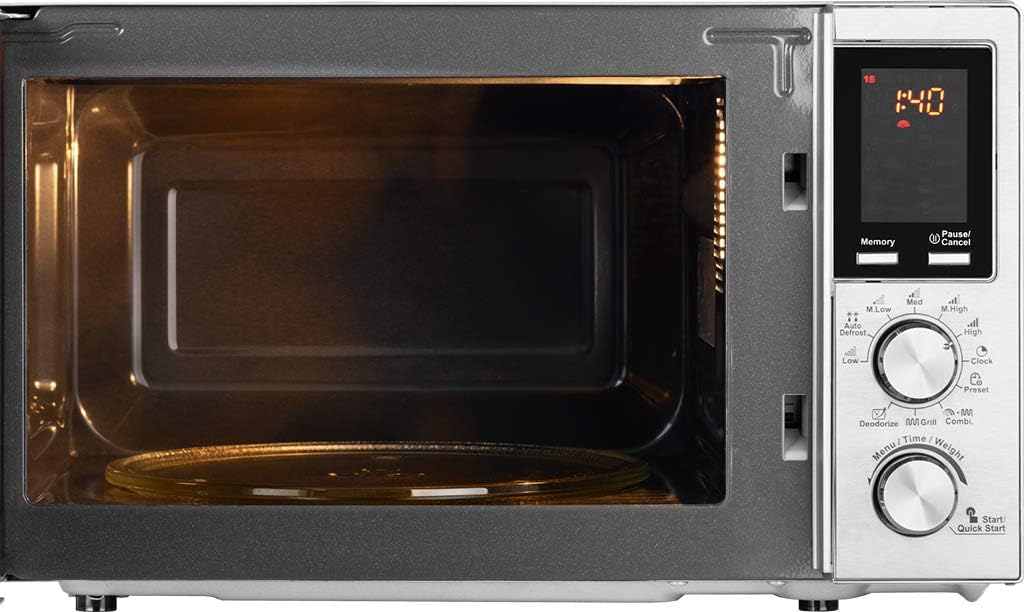 ECG Mikrowelle 700W MTD 2072 GSE, silbern