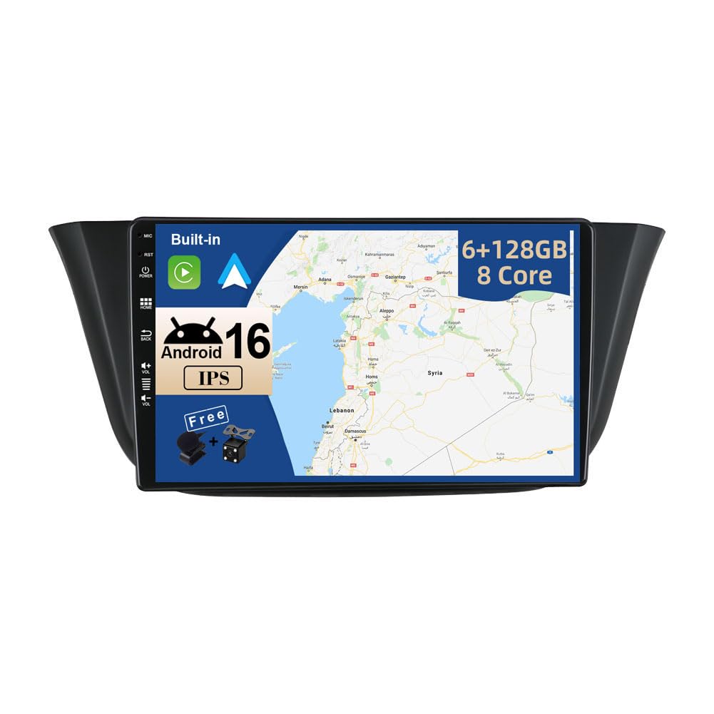 JOYX - [6G+128G] - Android 12 IPS Autoradio Passt für Iveco Daily VI (2014-2021) - Kabellos CarPlay/