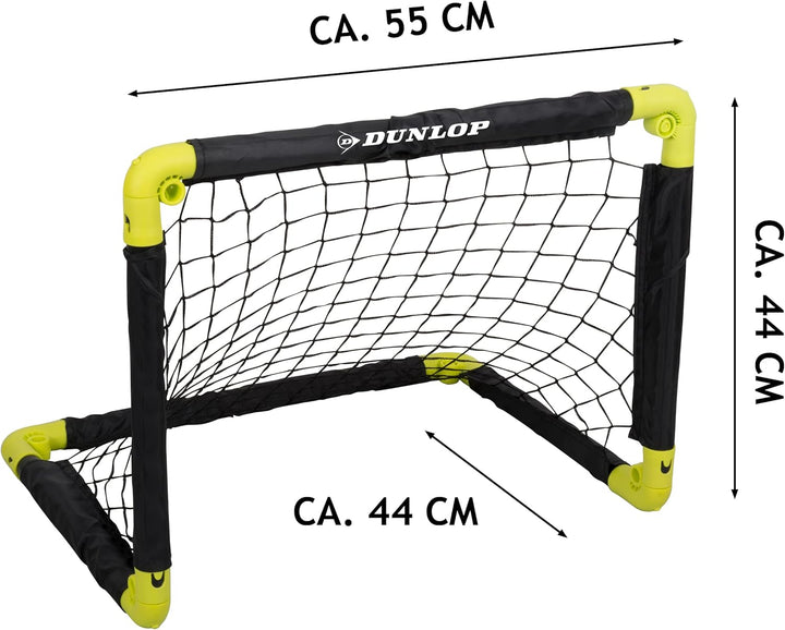 Dunlop Fussballtor - Fussballtor - Faltbares fussball Tor - Fussballtore für Garten Kinder - Fussbal