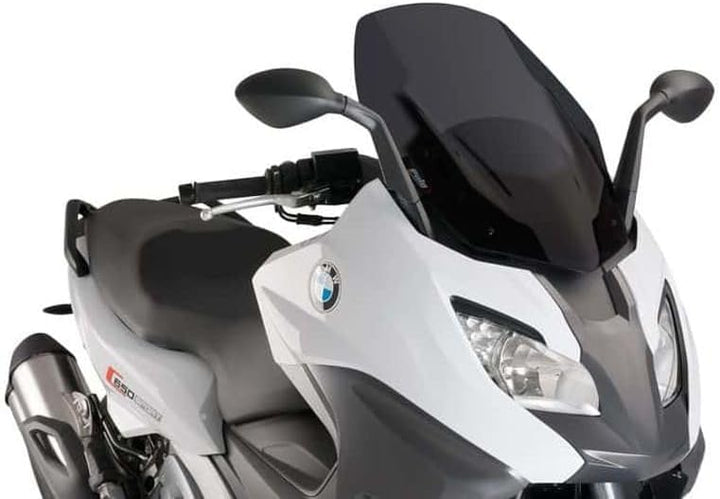 Puig 9014 F Windschutzscheibe S Line Sport für BMW C650 Sport 16 '– 17' Dunkel Geräuchert, Dunkel Ge