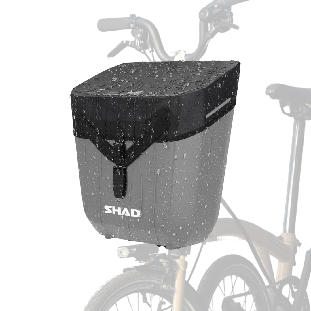 SHAD Bike Box Rain Hood - Wasserdichte Abdeckung für Bike Box 20L | Schutzabdeckung mit reflektieren