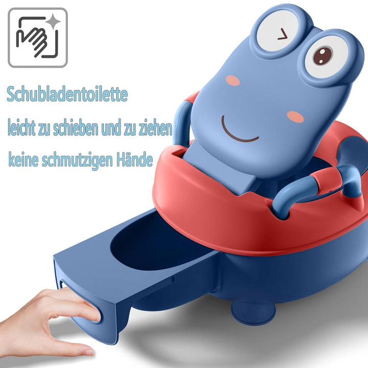 Aufun Töpfchen Baby Toilette Toilettensitz, Baby Potty, Toilettentrainer mit Griffe für Kleinkinder,