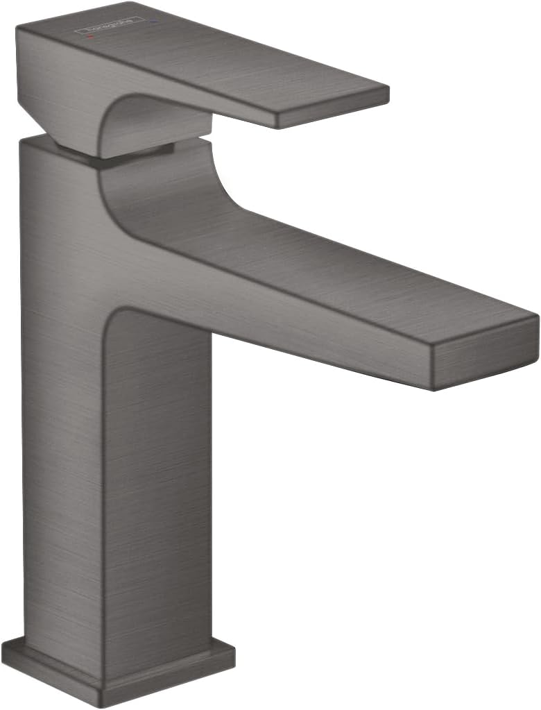 hansgrohe Wasserhahn Metropol, wassersparende Armatur mit Komfort-Höhe 110mm mit Push-Open Ablaufgar