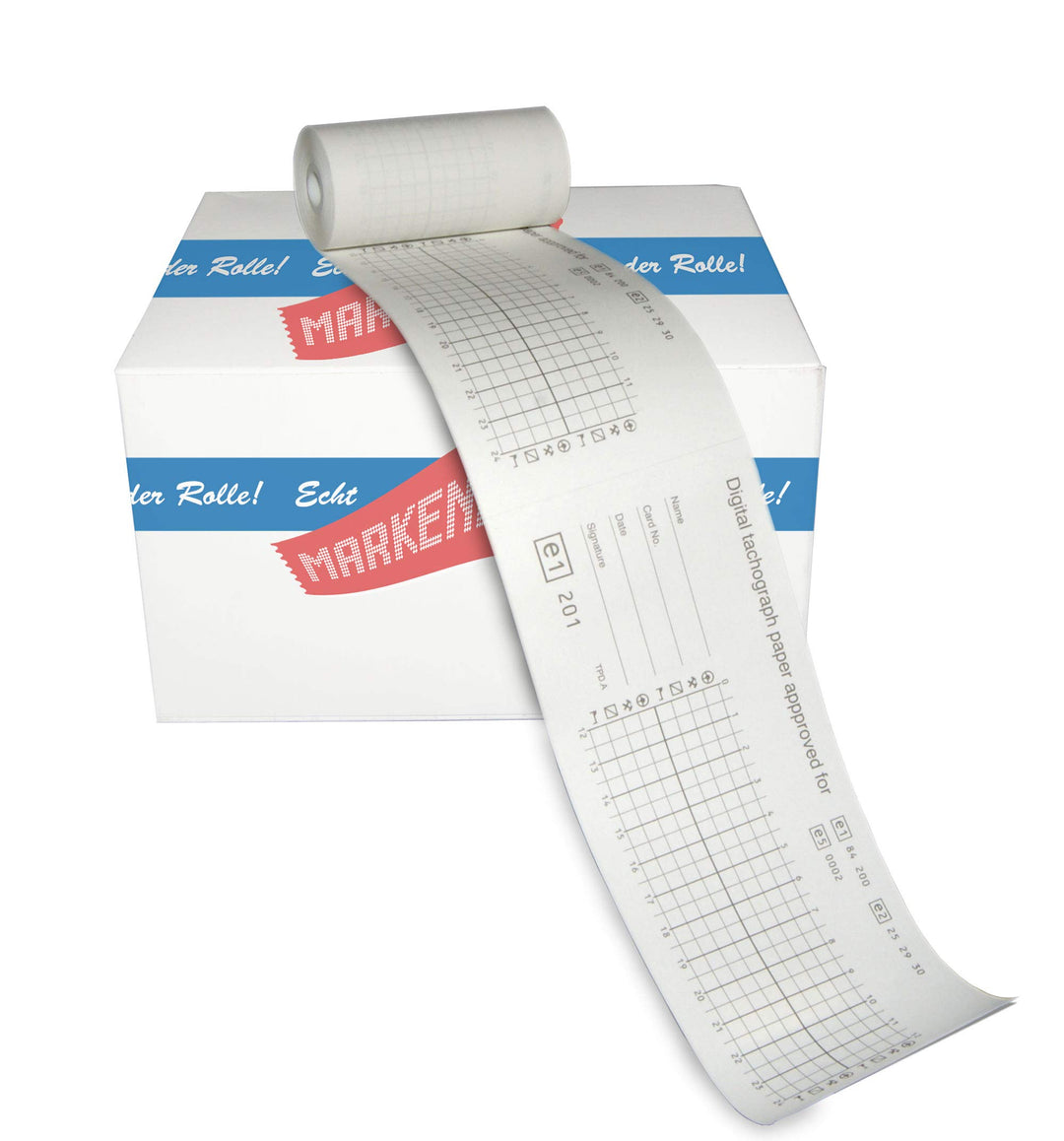 12 Tachographenrollen passend für Digitaler Tachograph C.E.E. (ACTIA, Siemens VDO, Stoneridge) - mar
