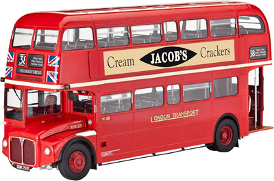 Revell RV07651 Modellbausatz Bus 1:24 - Doppeldecker London Bus im Massstab 1:24, Level 5, originalg