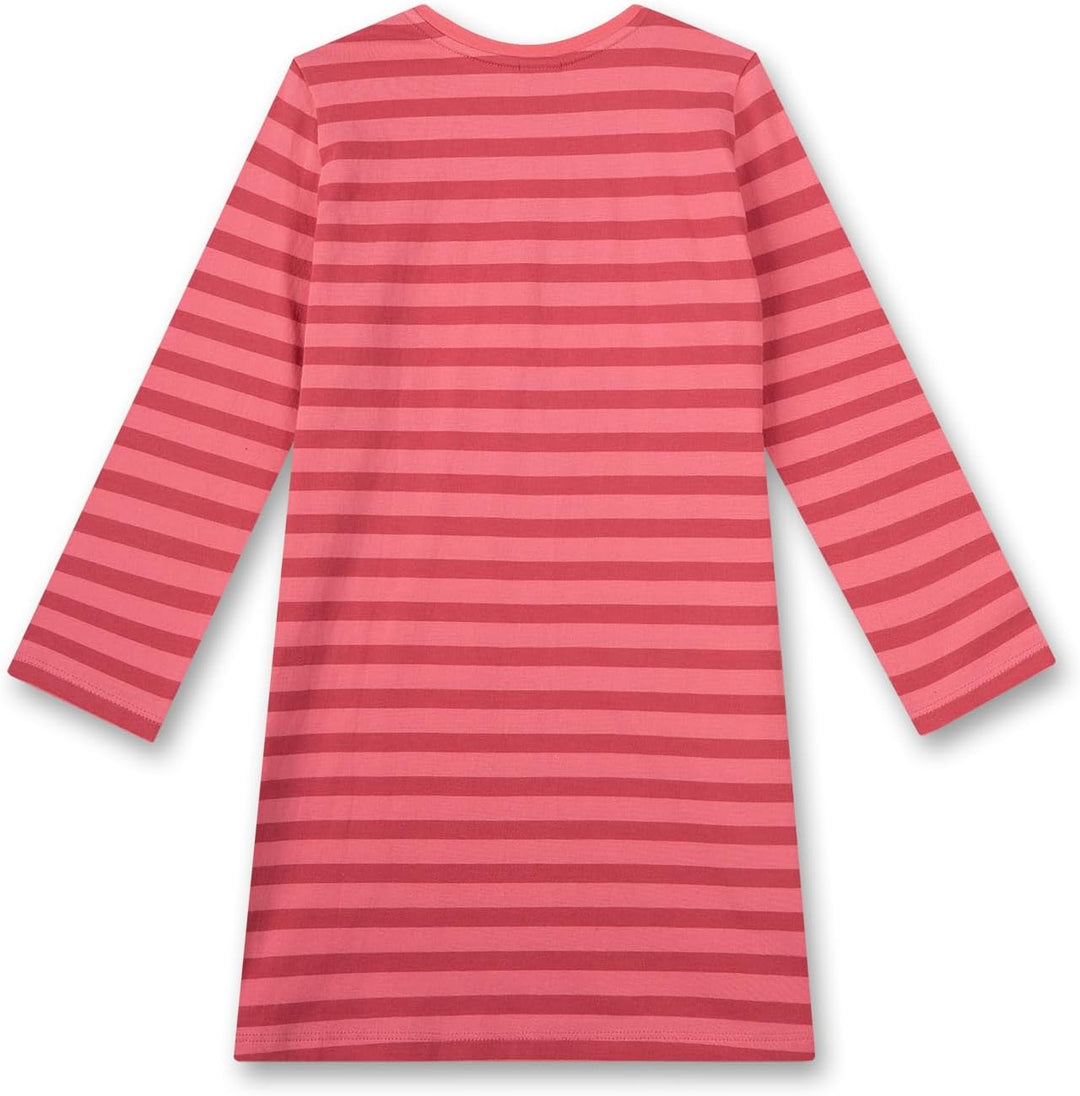 Sanetta Mädchen-Nachthemd Rosa | Angenhemes Nachthemd für Mädchen Langarm | Nachtwäsche Grösse 116 R