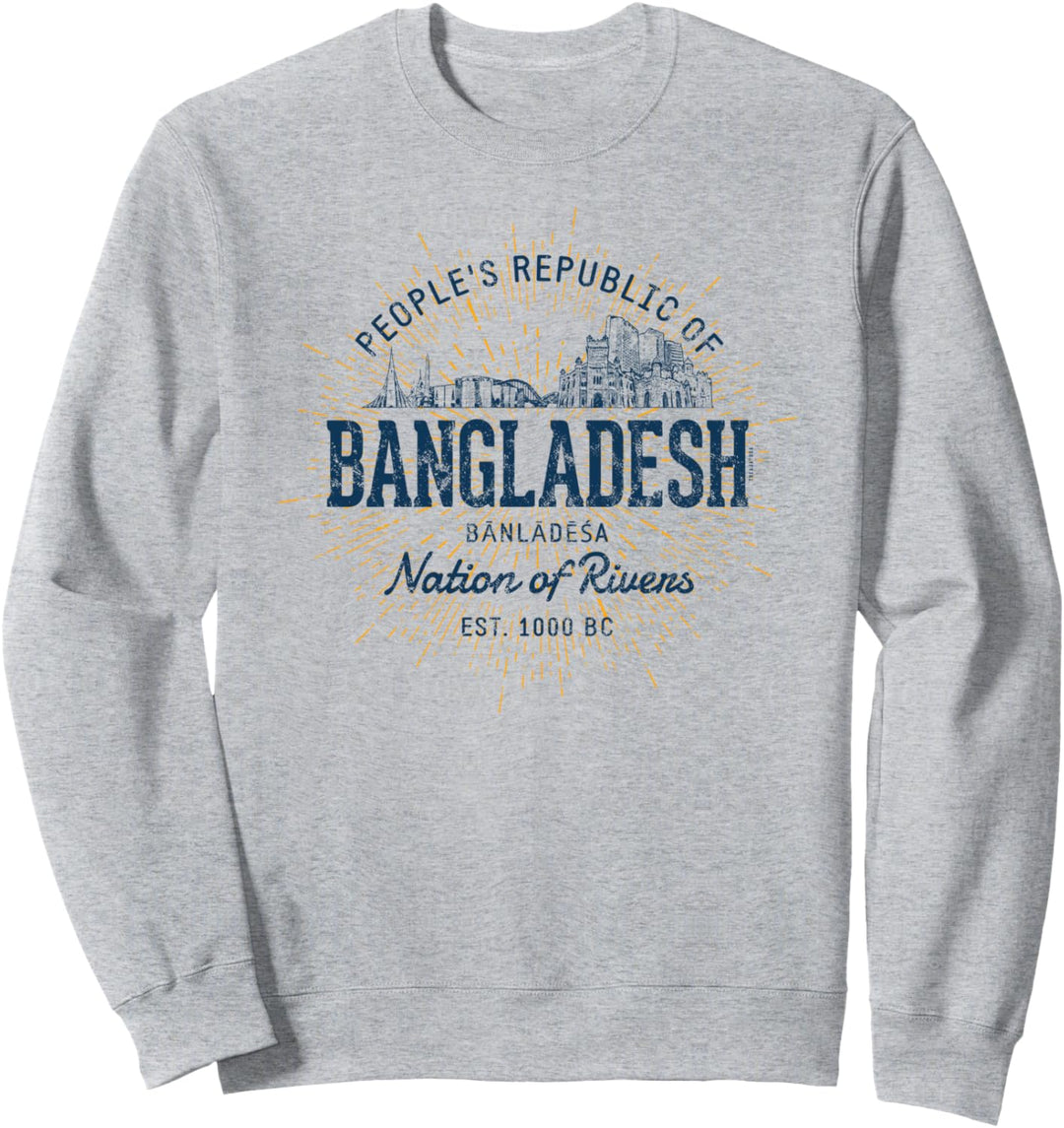 Bangladesh Retro Stil Vintage Bangladesch Sweatshirt