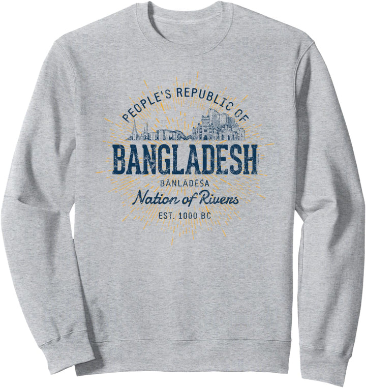 Bangladesh Retro Stil Vintage Bangladesch Sweatshirt