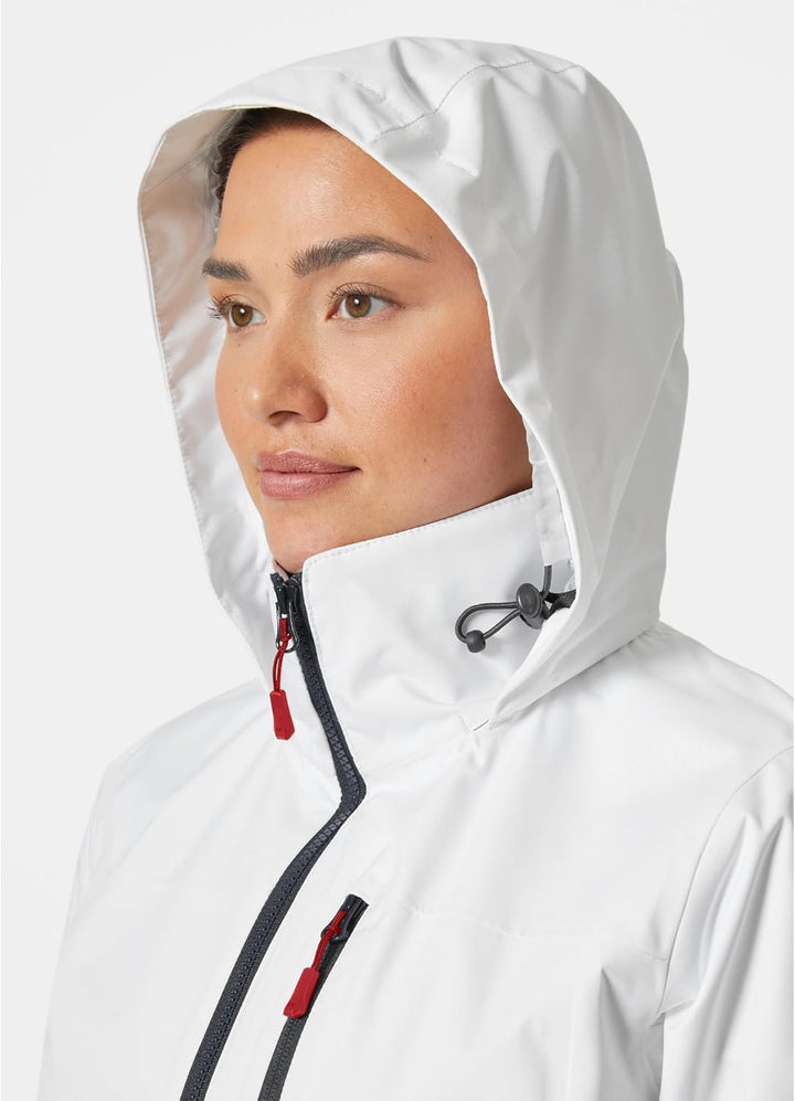 Helly Hansen Damen Crew Hooded Jacket 2.0 Kapuzenjacke (1er Pack) XS 001 White, XS 001 White