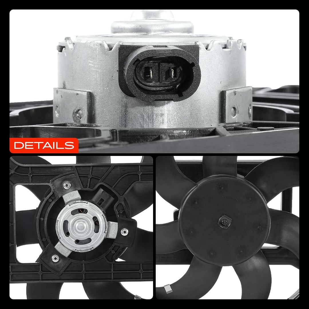 Frankberg Lüfter Motorkühlung Kühlerlüfter 295mm Kompatibel mit Logan LS 1.5L 2005-2012 Logan MCV KS