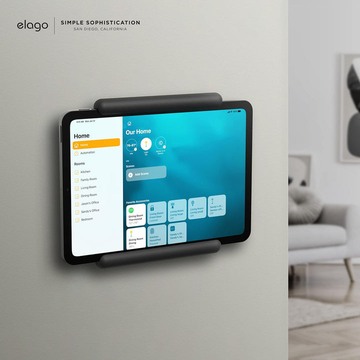 elago Home Hub Mount Tablet Wandhalterung Kompatibel mit Apple iPad, iPad Air/Pro, Samsung Galaxy Ta