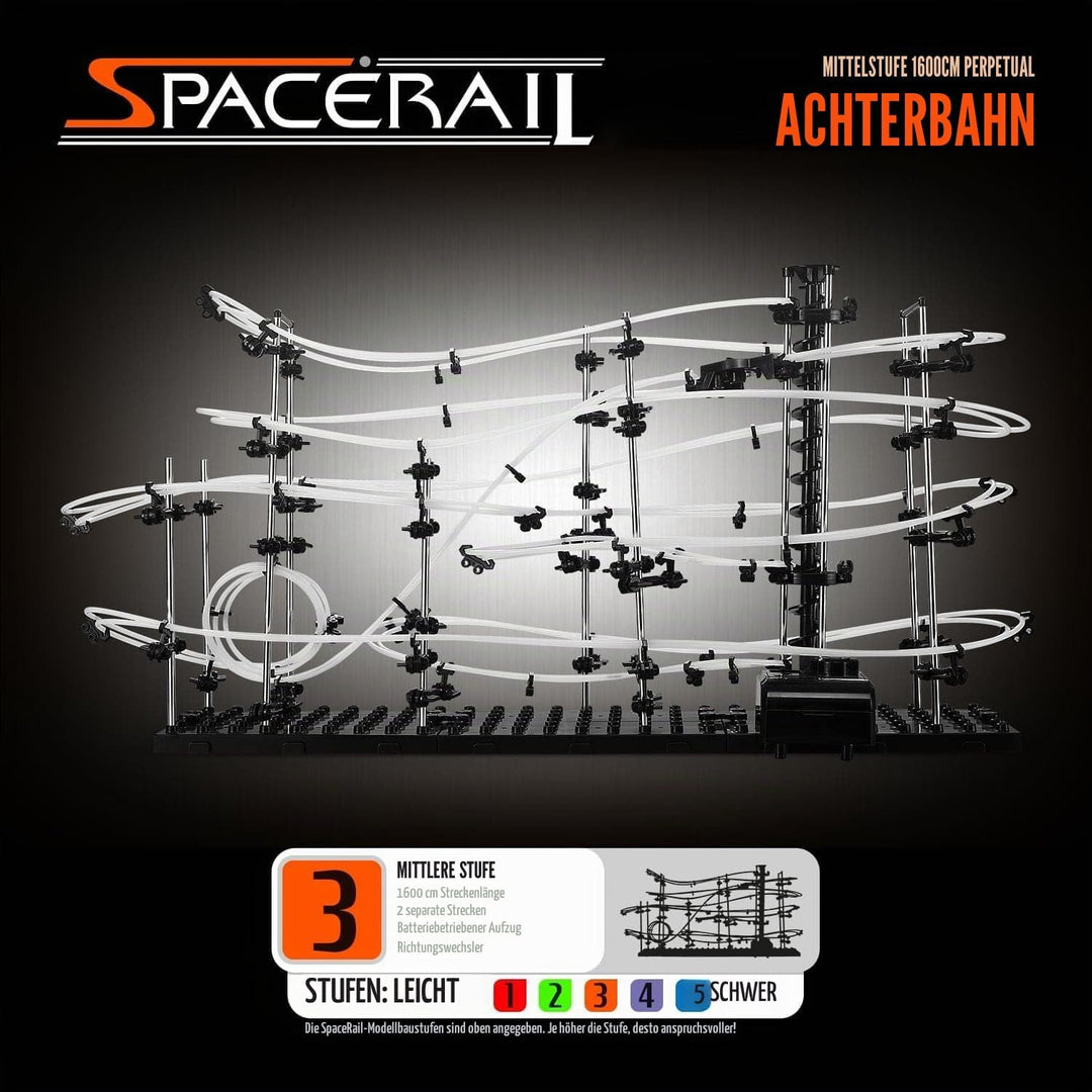 CKB Ltd SpaceRail Level 3 Kugelbahn Murmelbahn Konstruktionsspielzeug Marble Run Set Selbstbau kit I