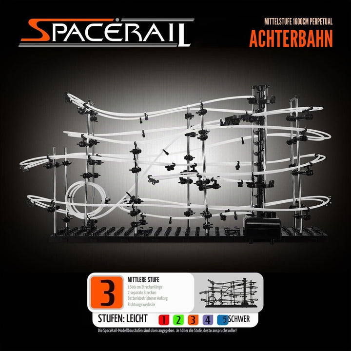 CKB Ltd SpaceRail Level 3 Kugelbahn Murmelbahn Konstruktionsspielzeug Marble Run Set Selbstbau kit I