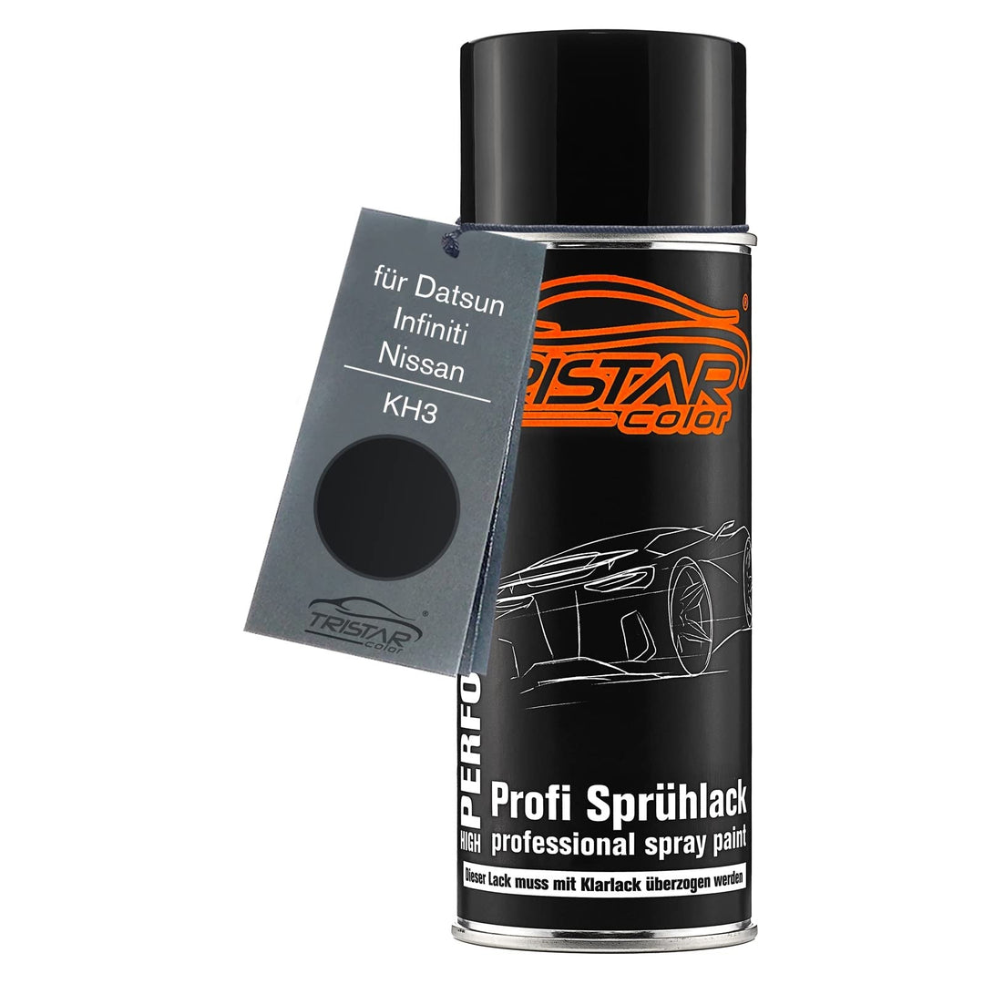 TRISTARcolor Autolack Spraydose für Datsun/Infiniti KH3 Black Obsidian | für Datsun / Infiniti / Nis