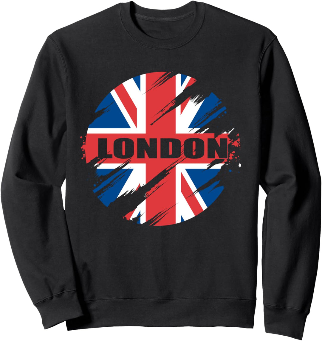 London Britische Flagge England UK Grossbritannien Union Jack Sweatshirt