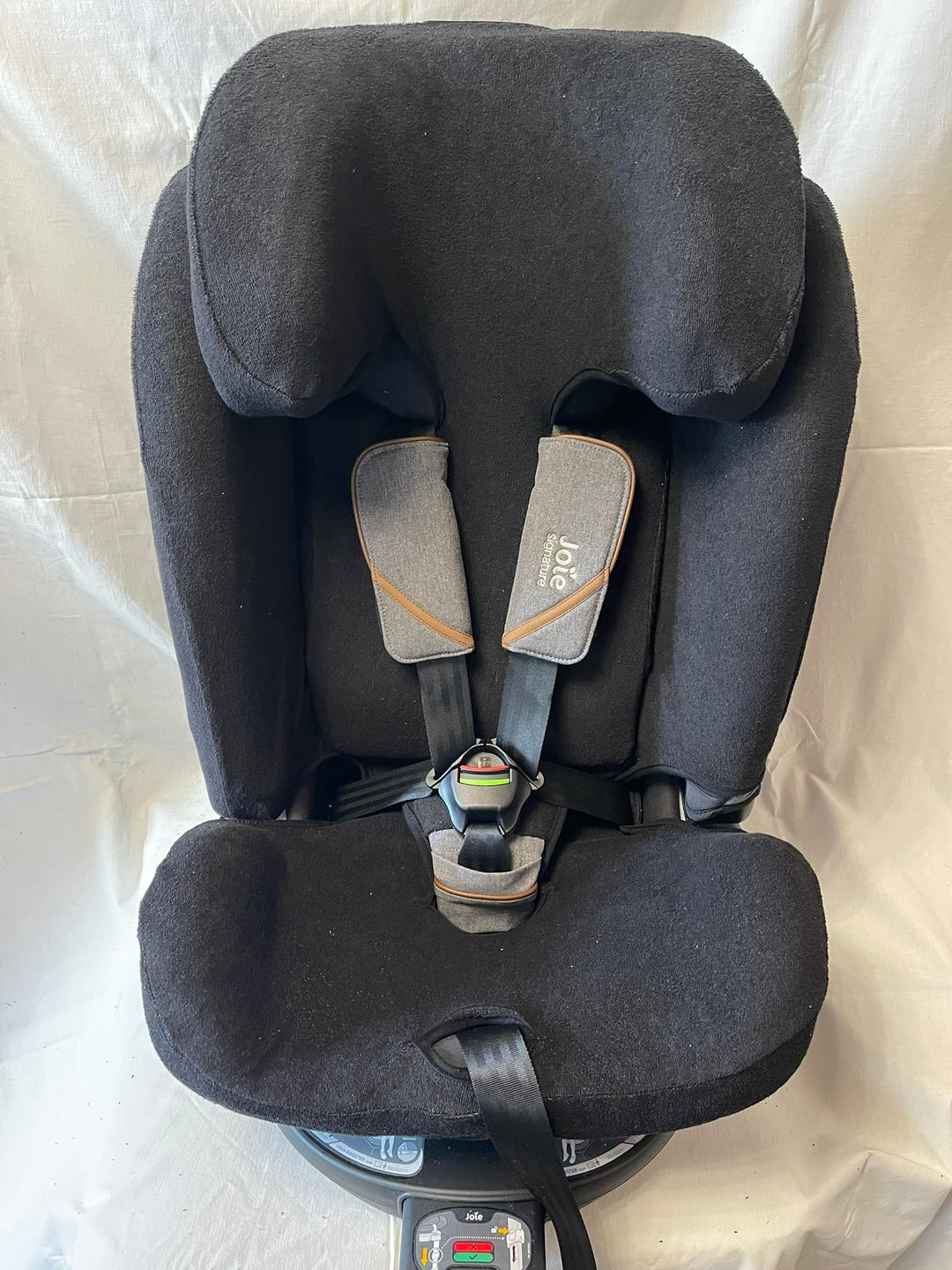 Sommerbezug Schonbezug Frottee für Joie I-Spin XL Frottee 100% Baumwolle schwarz