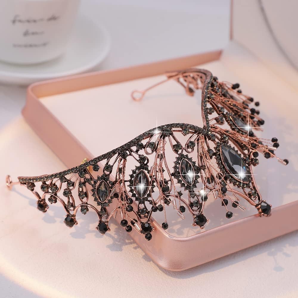 Tiara Kristallkrone für Bridal, Prinzessin Diadem Hochzeit Tiara Crown für Hochzeit Abschlussbälle P