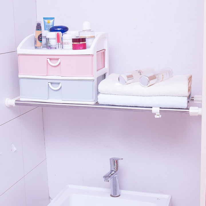 Hershii Erweiterbarer Schrank Teiler Kleider organisator Teleskopstangen Regal Hängende Stange Schwe