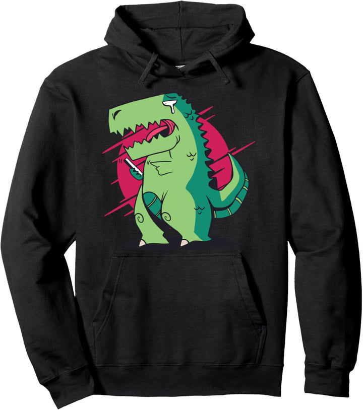 T-Rex kann kein Handy benutzen l Lustiges Dinosaurier Pullover Hoodie
