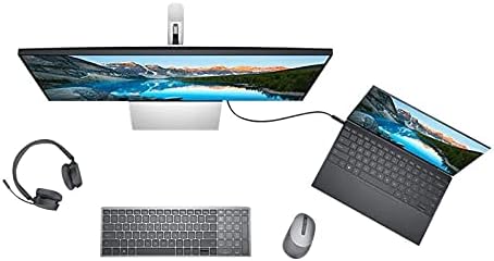 Dell Pro Wireless-Headset WL5022 On-Ear (kabellos, Bluetooth, USB), Schwarz Bügel, Bügel