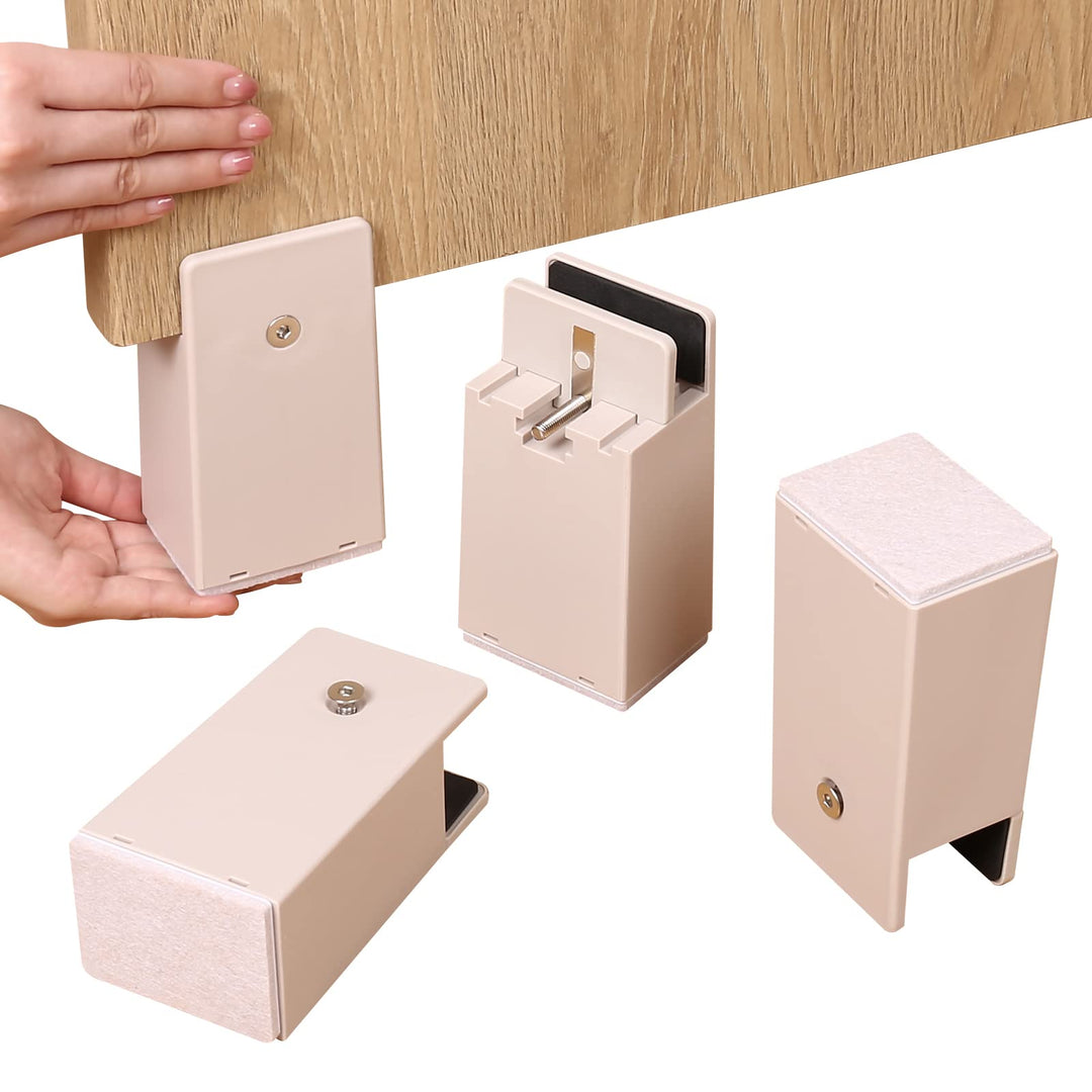 Ezprotekt Erhöhungen mit Schraubklemme, 10,2 cm, strapazierfähige Sofa-, Stuhlerhöhungen, passend fü