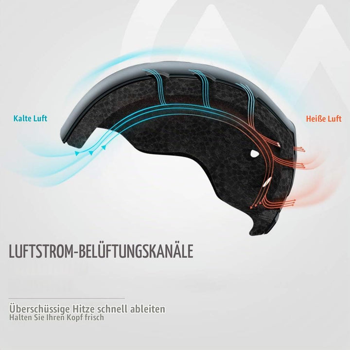 OutdoorMaster Kelvin Unisex Skihelm - Schneesporthelm für Skifahren/Snowboard mit Belüftungssystem,