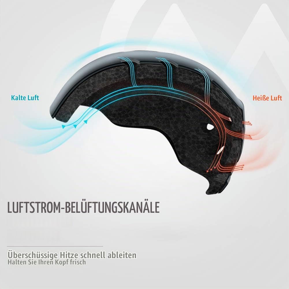 OutdoorMaster Kelvin Unisex Skihelm - Schneesporthelm für Skifahren/Snowboard mit Belüftungssystem,