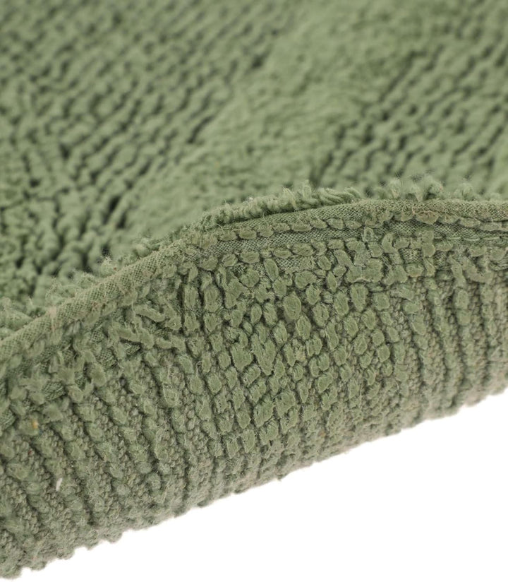 RugVista Badematte Breeze, ∅ 70 cm, Rund, Mittelflor, Anti-Rutsch, Moderner Badteppich, Maschinenwas