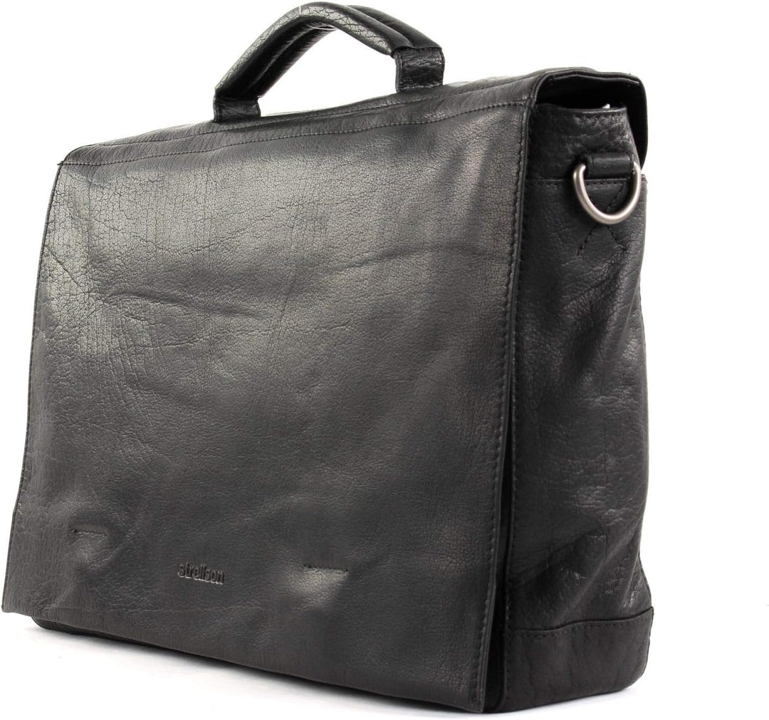 Strellson Leder Aktentasche L Coleman 2.0 black