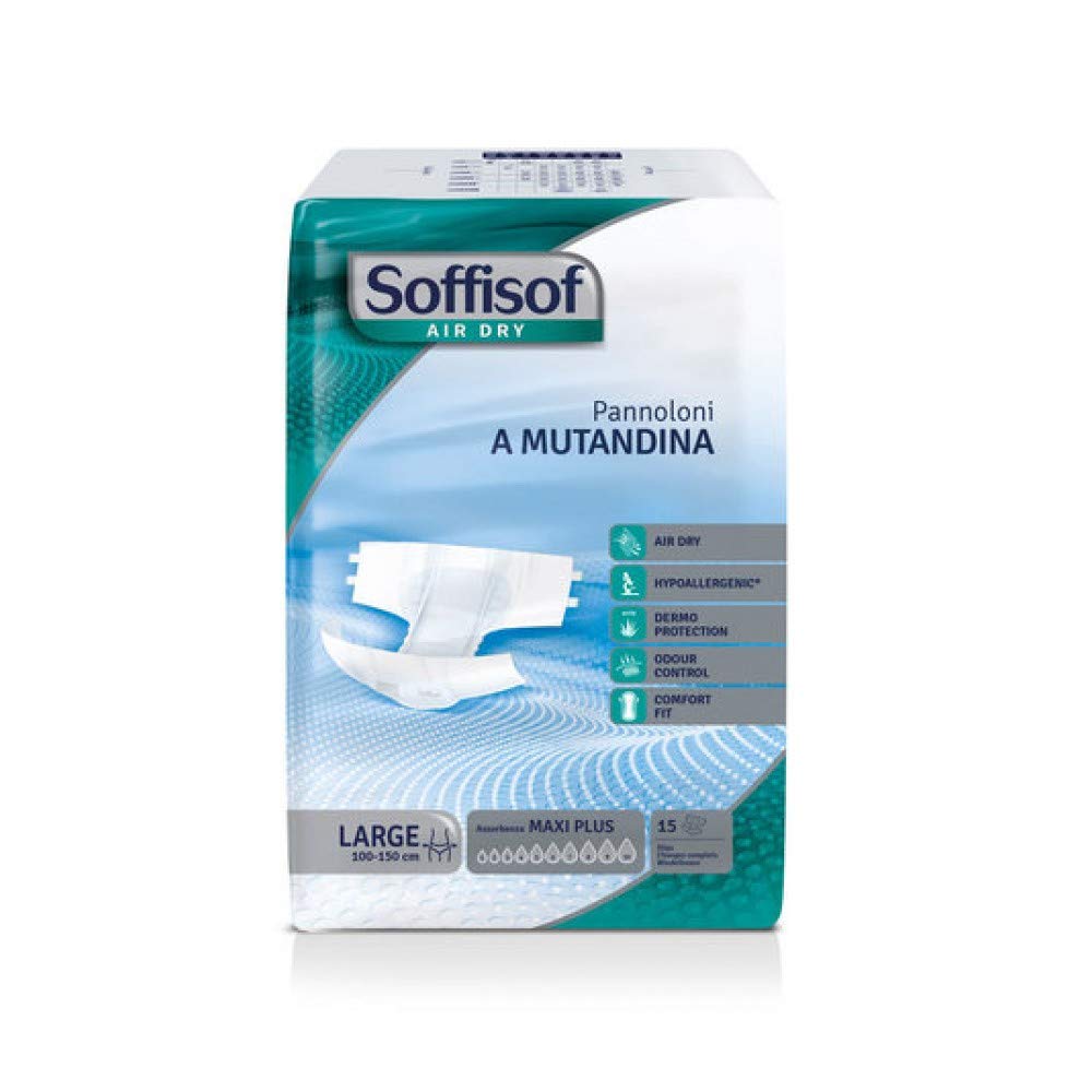 Silc Soffisof Air Dry Maxi Plus L, 15 Windeln