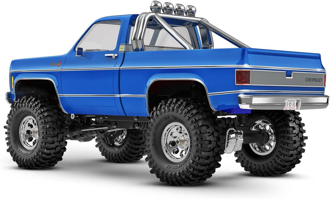 TRAXXAS TRX-4M 1/18 Chevrole K-10 4x4 Blau High Trail Crawler inkl. Akku/Lader 4WD RTR