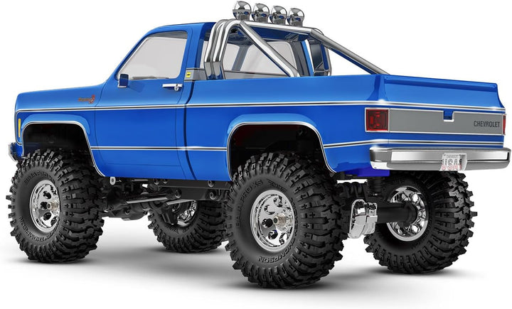 TRAXXAS TRX-4M 1/18 Chevrole K-10 4x4 Blau High Trail Crawler inkl. Akku/Lader 4WD RTR