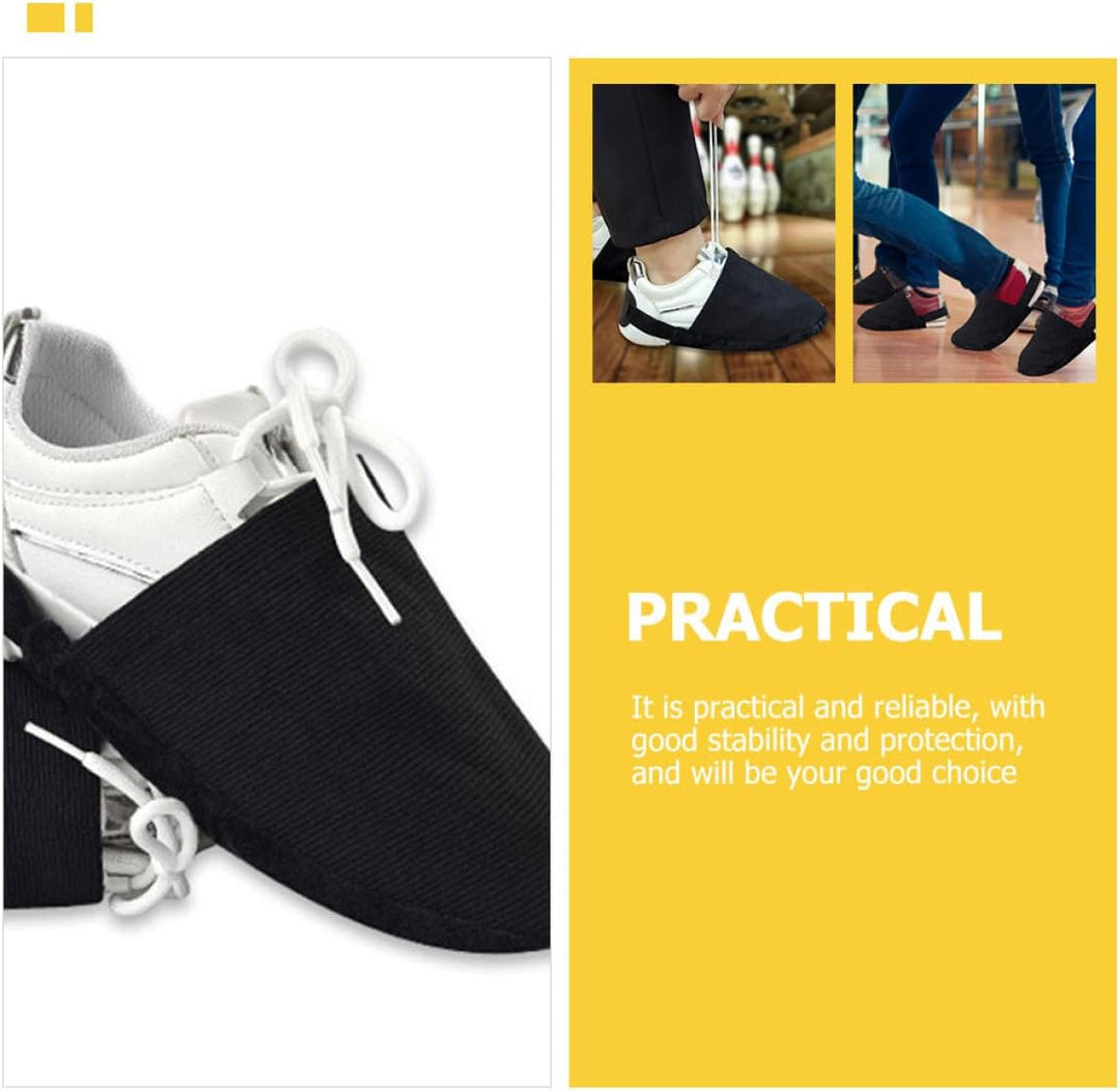 YARNOW 1 Paar Bowlingschuhüberzüge Bowling-Rutschmatte Bowlingschuh-Slider Bowlingschuhe Überschuhe