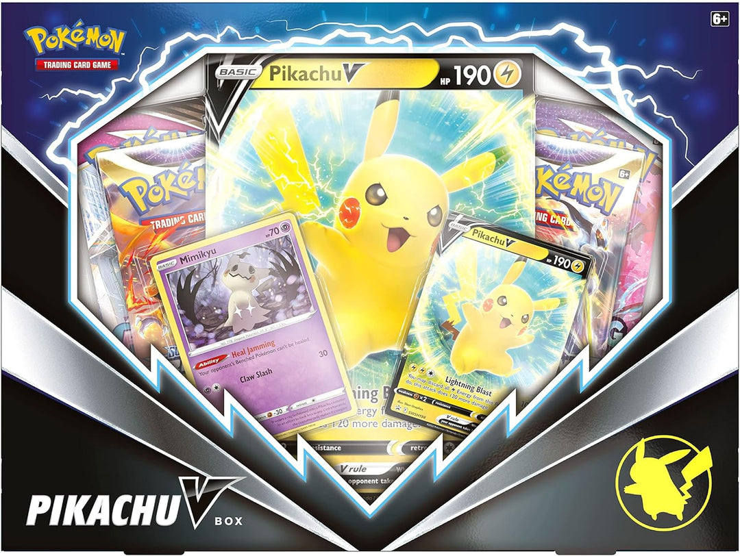 Pokemon 85117 Zubehör, Multicolor Pokemon TCG: Pikachu V Box, Pokemon TCG: Pikachu V Box