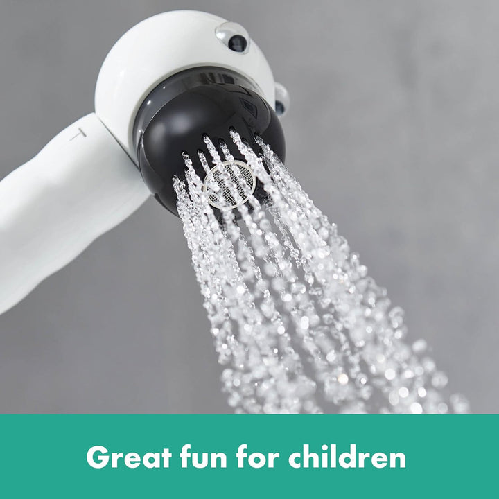 hansgrohe Kinderhandbrause Jocolino, Duschkopf für Kinder, 2 Strahlarten, Taufgeschenke, Geschenke z