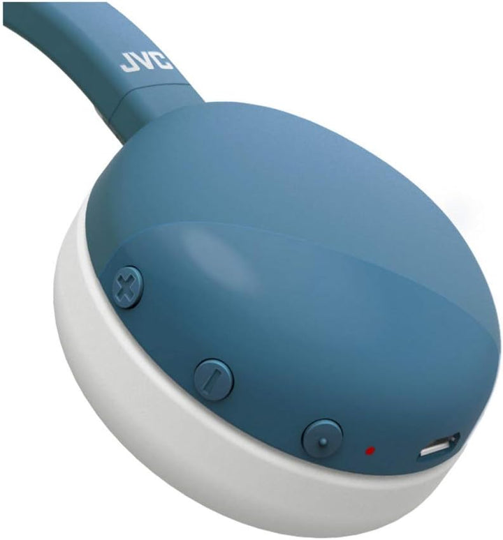 JVC HA-S20BT-A-E Bluetooth On-Ear Kopfhörer mit 3-Tasten-Bedienung Schwarz blau, blau