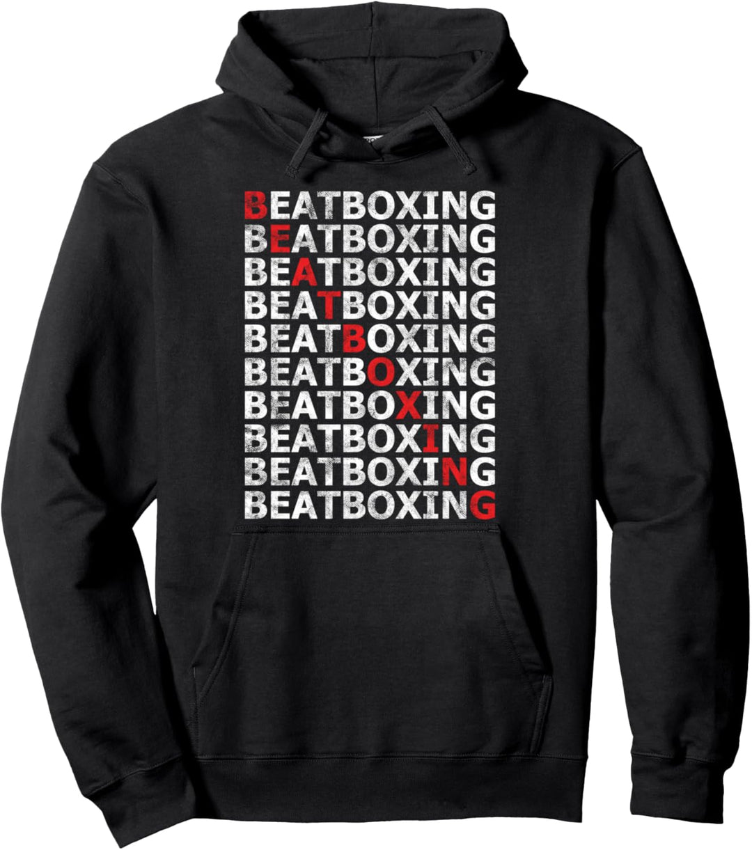 Sänger Beatbox Hiphop Cooler Ghetto Beatboxer Rap Künstler Pullover Hoodie
